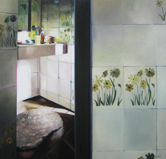 Handbemalt, 2010, 120 x 125 cm